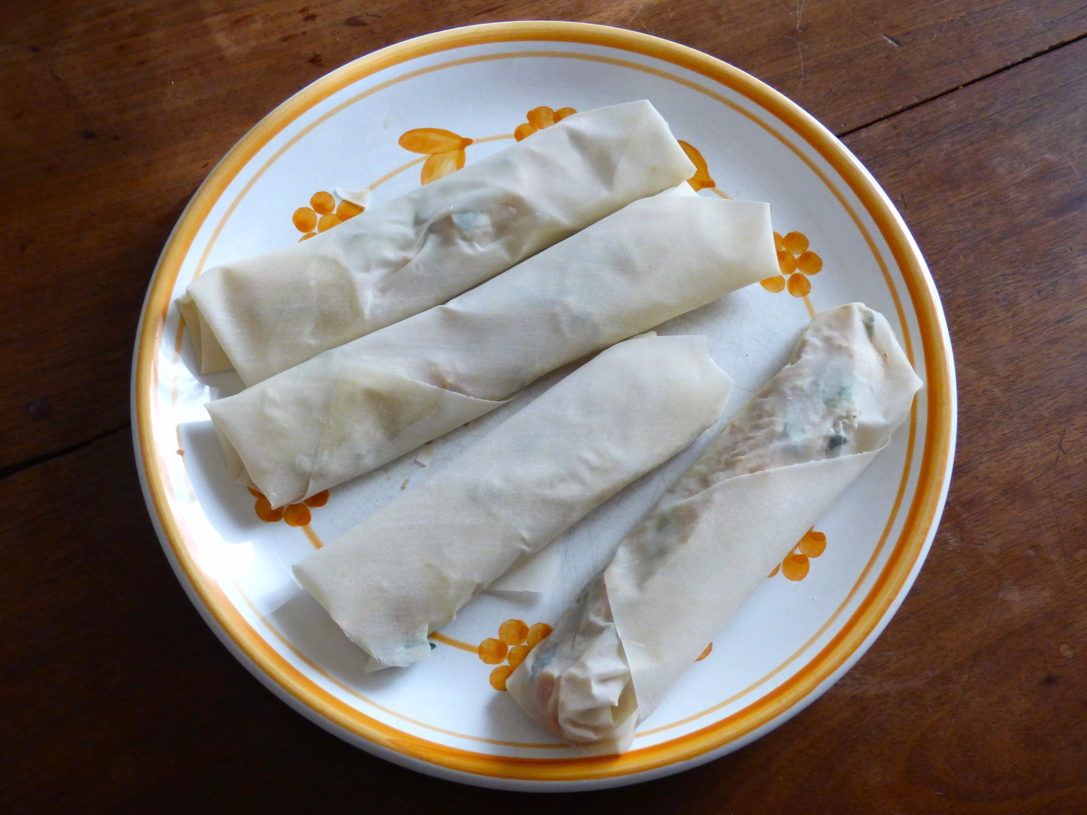 Foto chiko rolls vegani