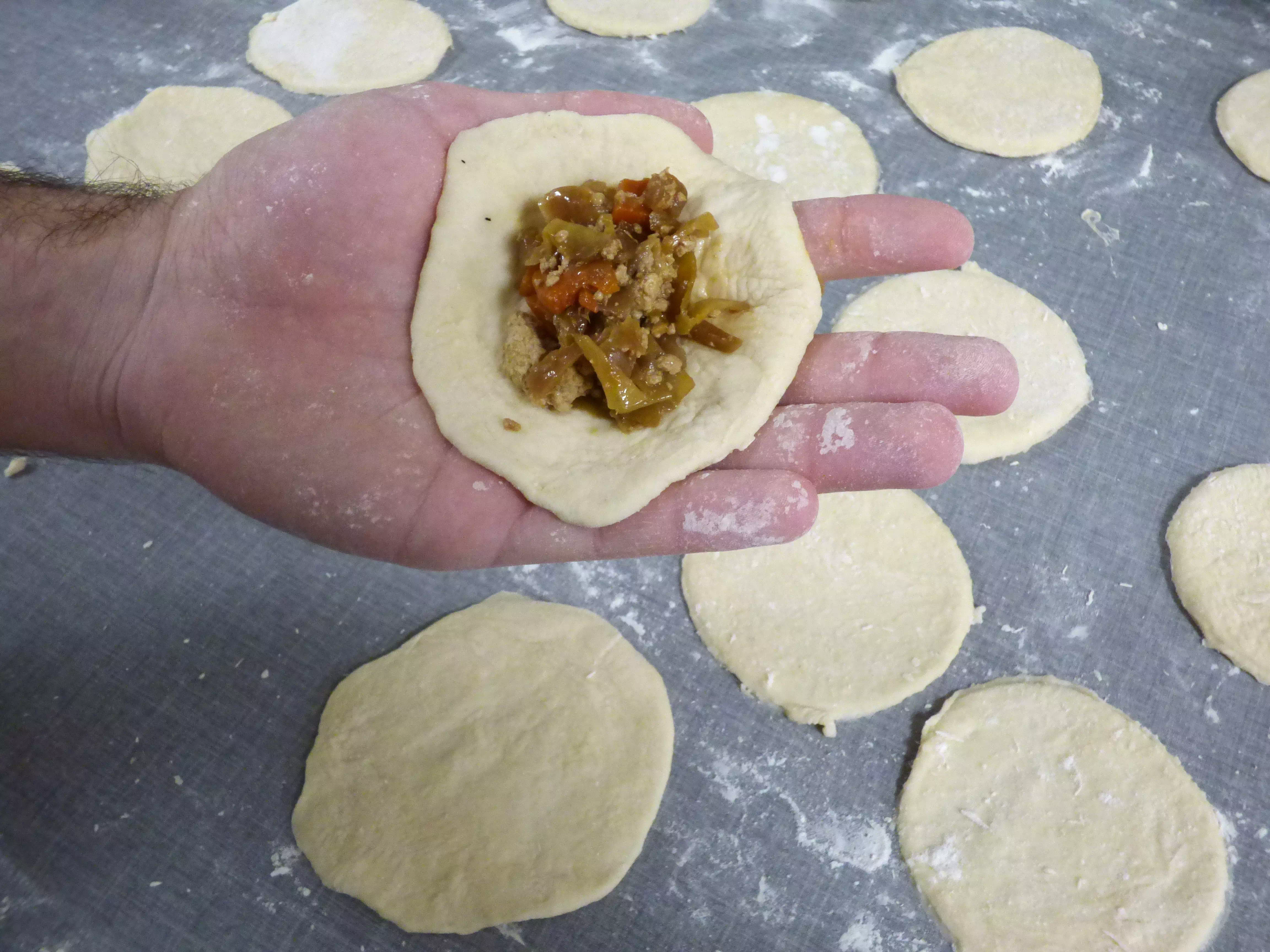 Foto ravioli cinesi vegani