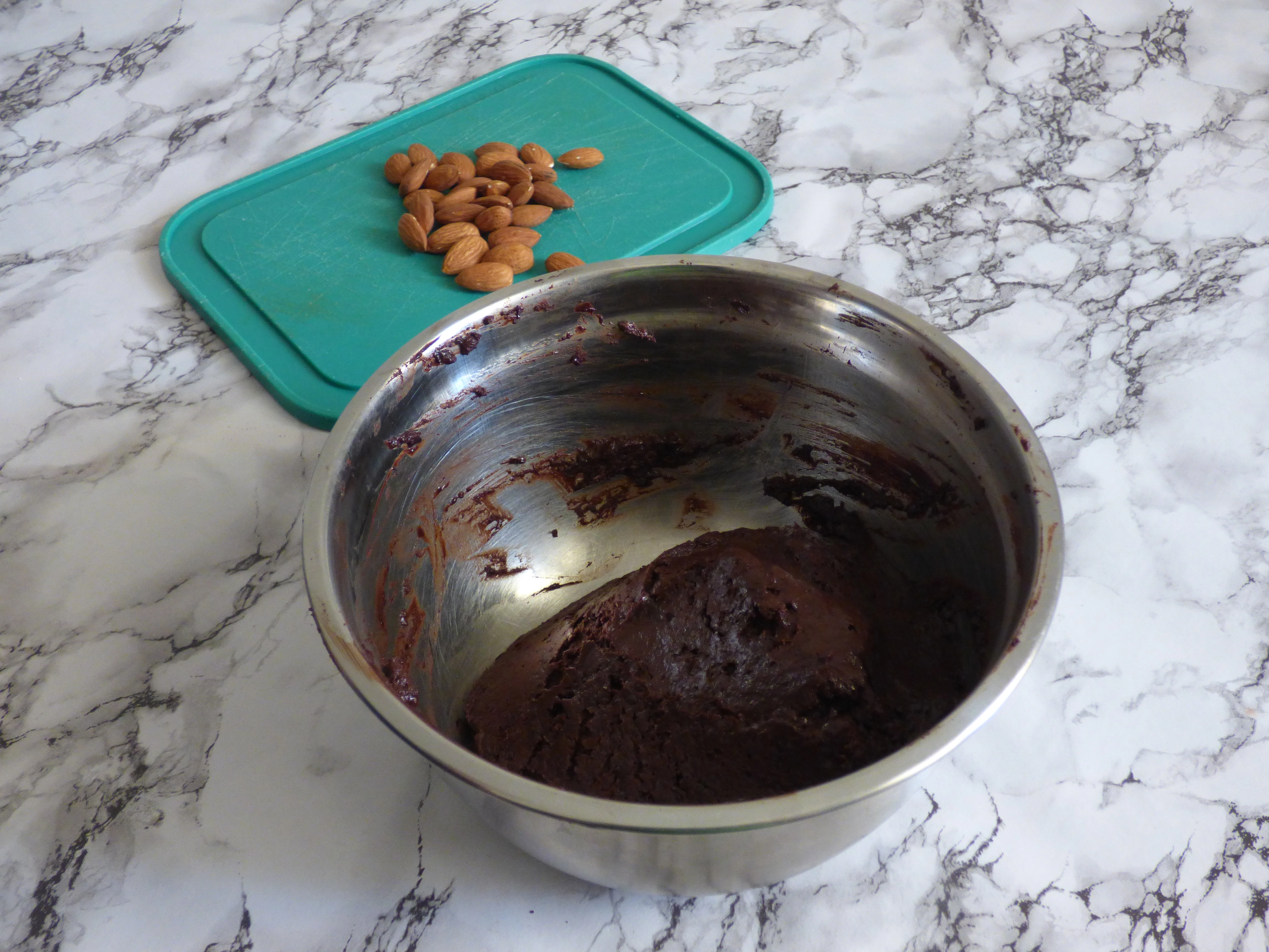 Foto brownies vegani di fagioli neri