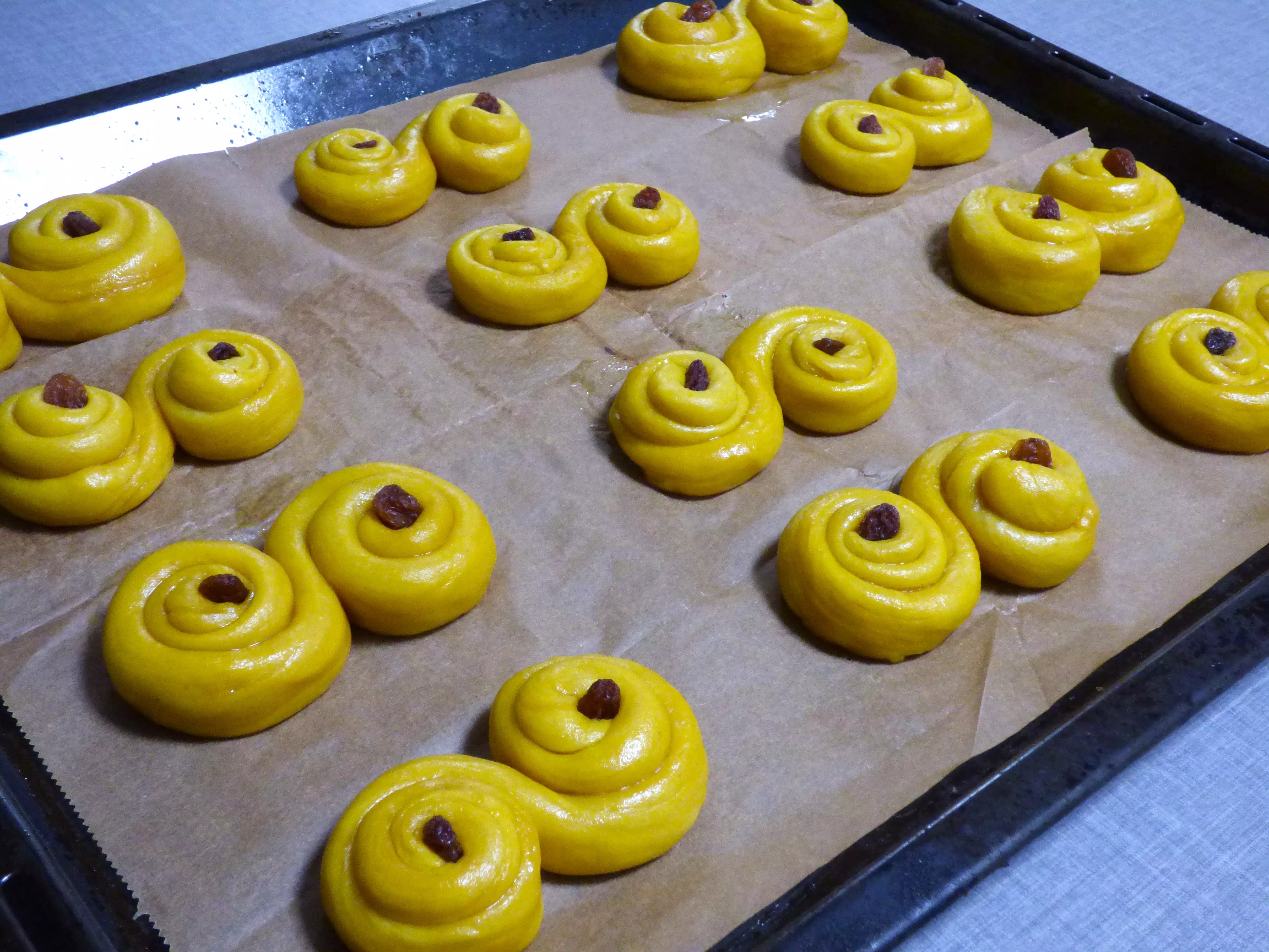 Foto lussekatter vegani