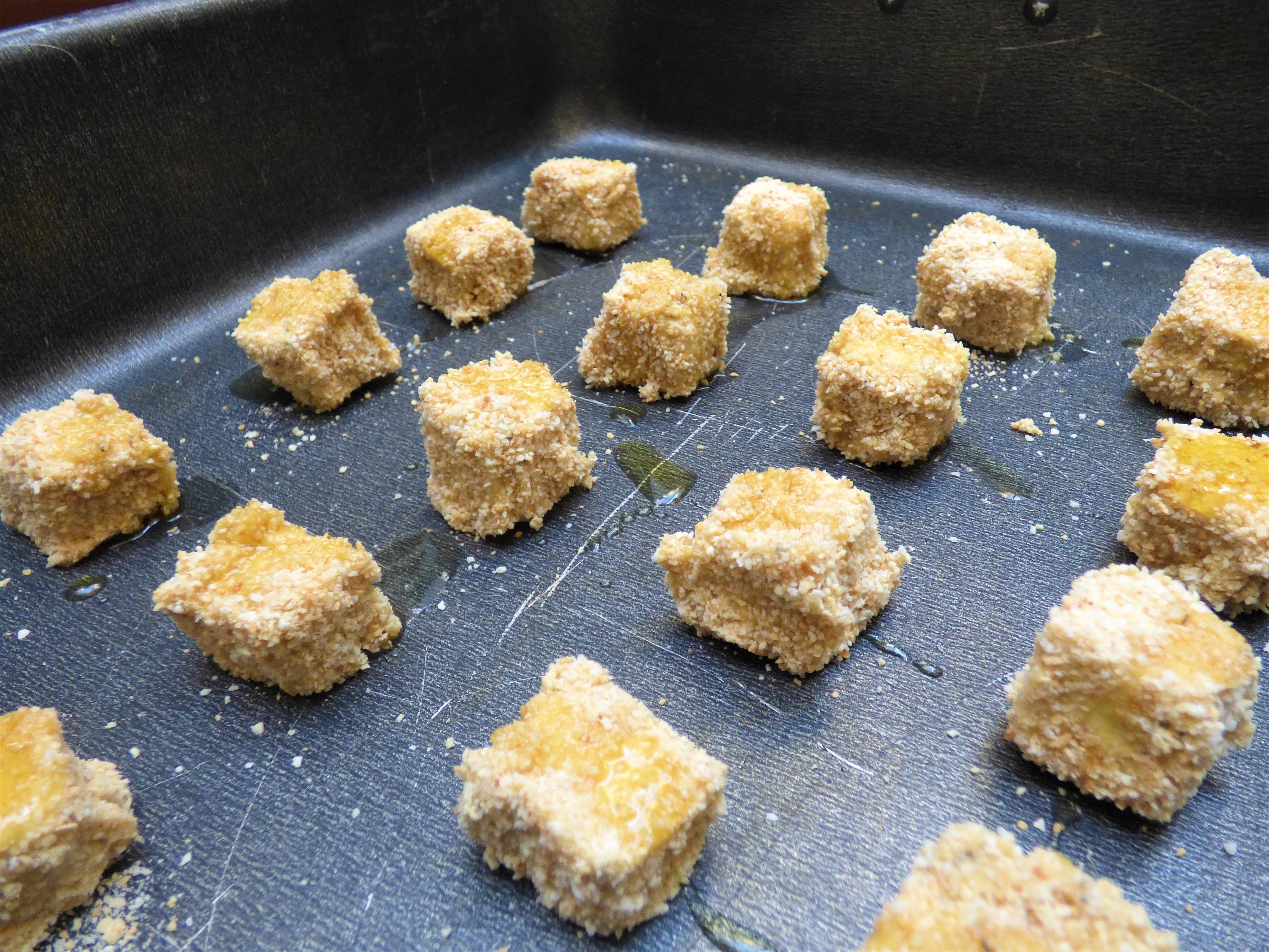 Foto nuggets di tofu