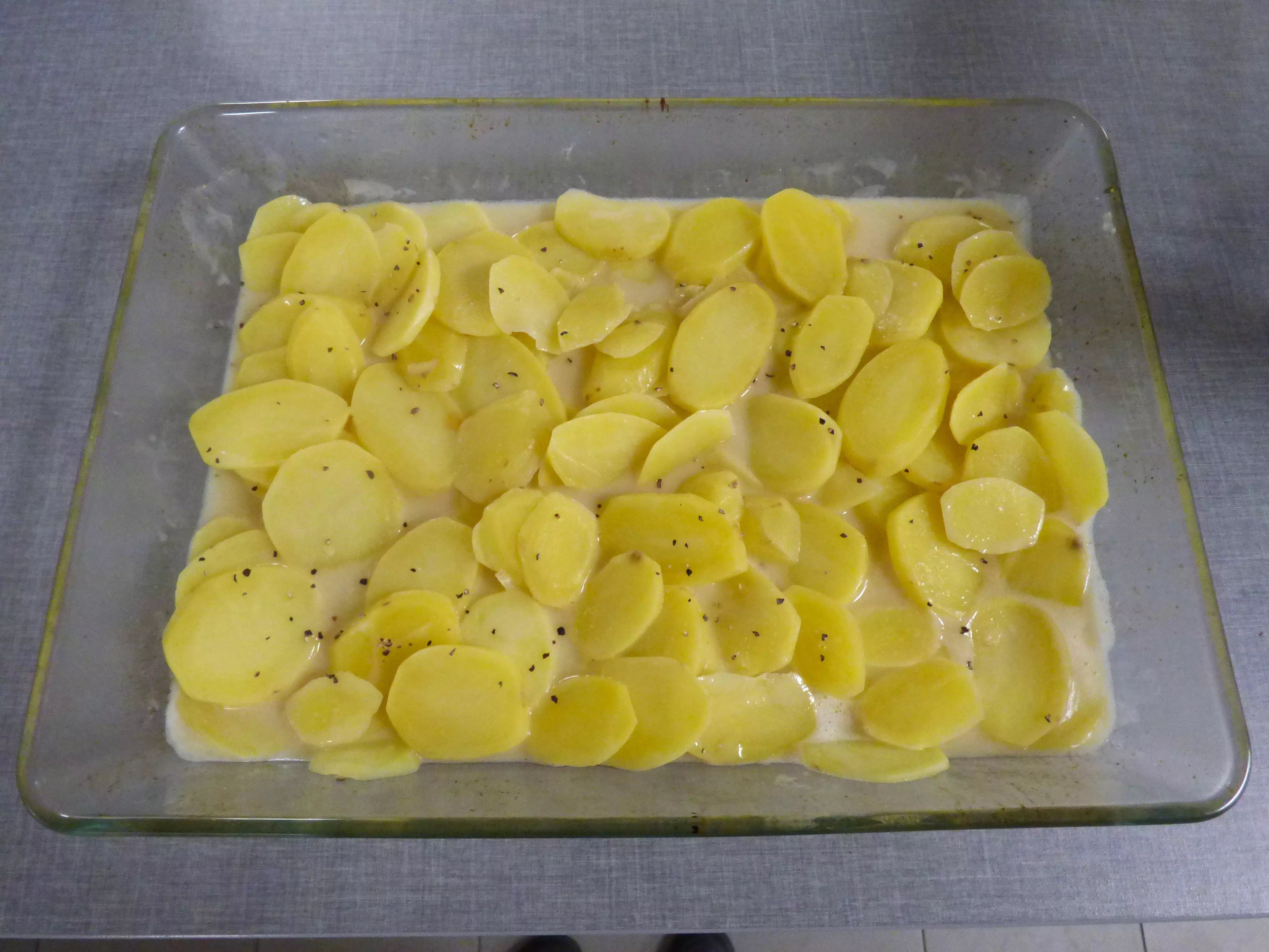 Foto gratin dauphinois vegano