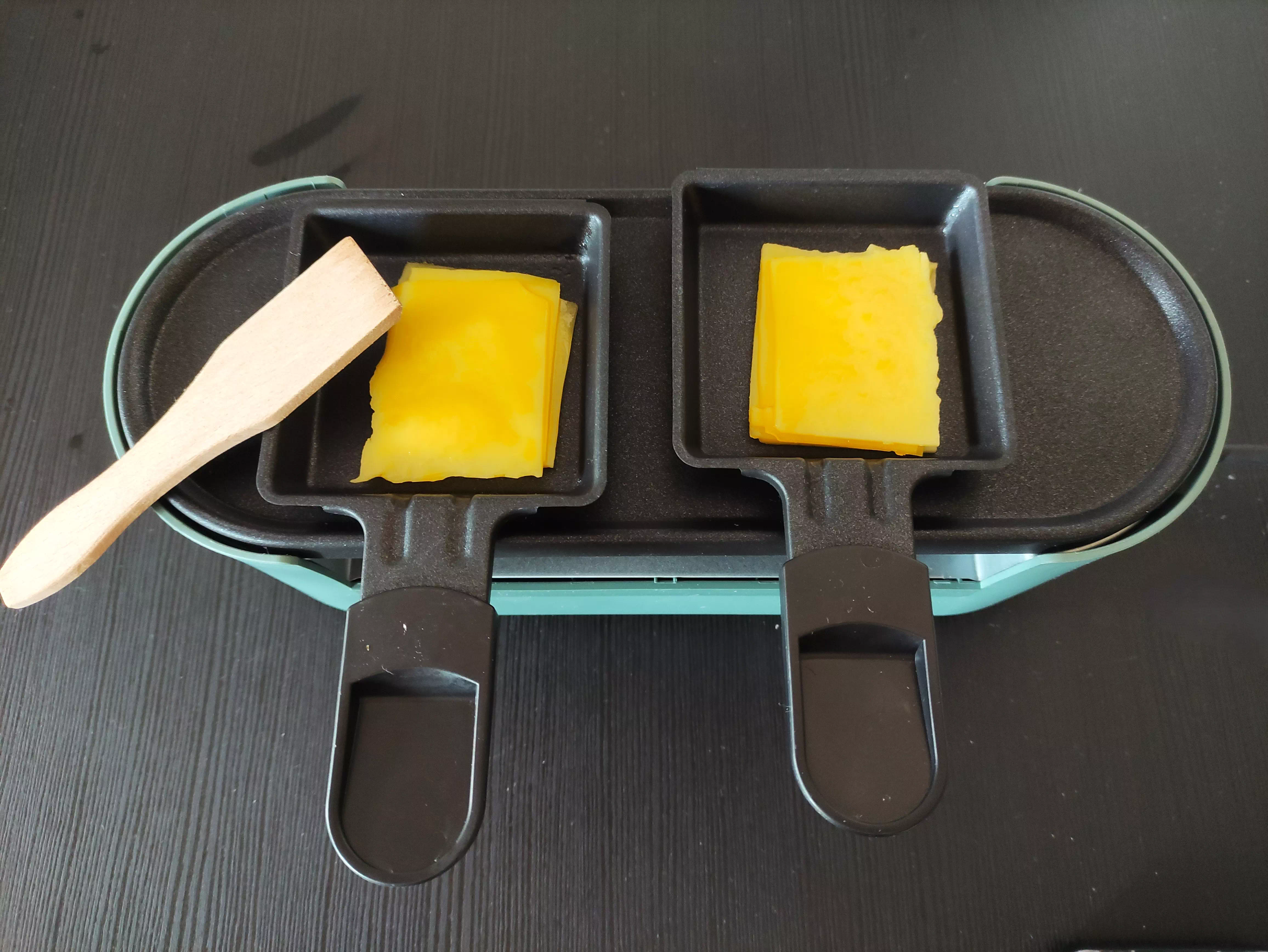 Foto raclette vegana