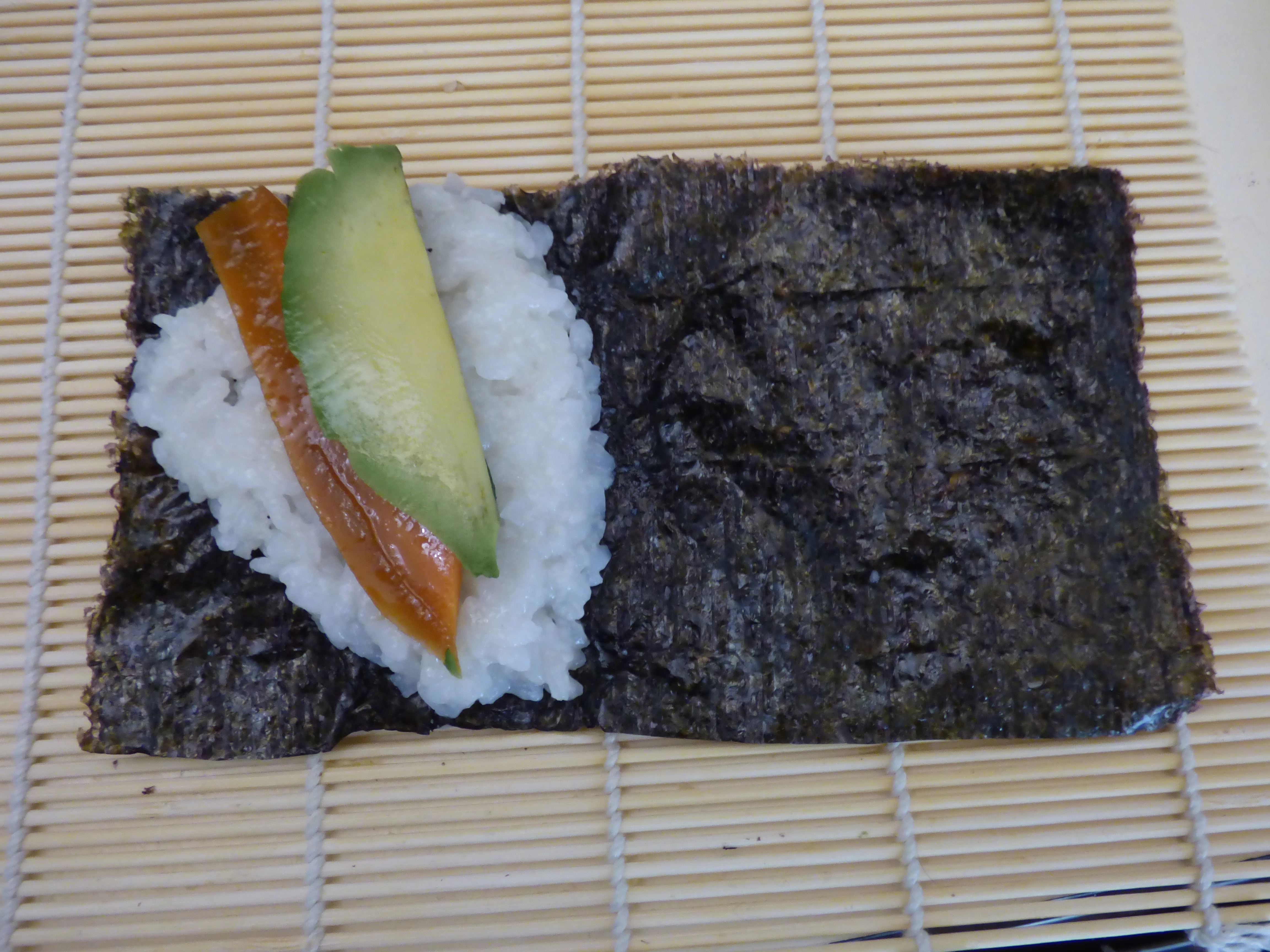 Foto temaki vegani