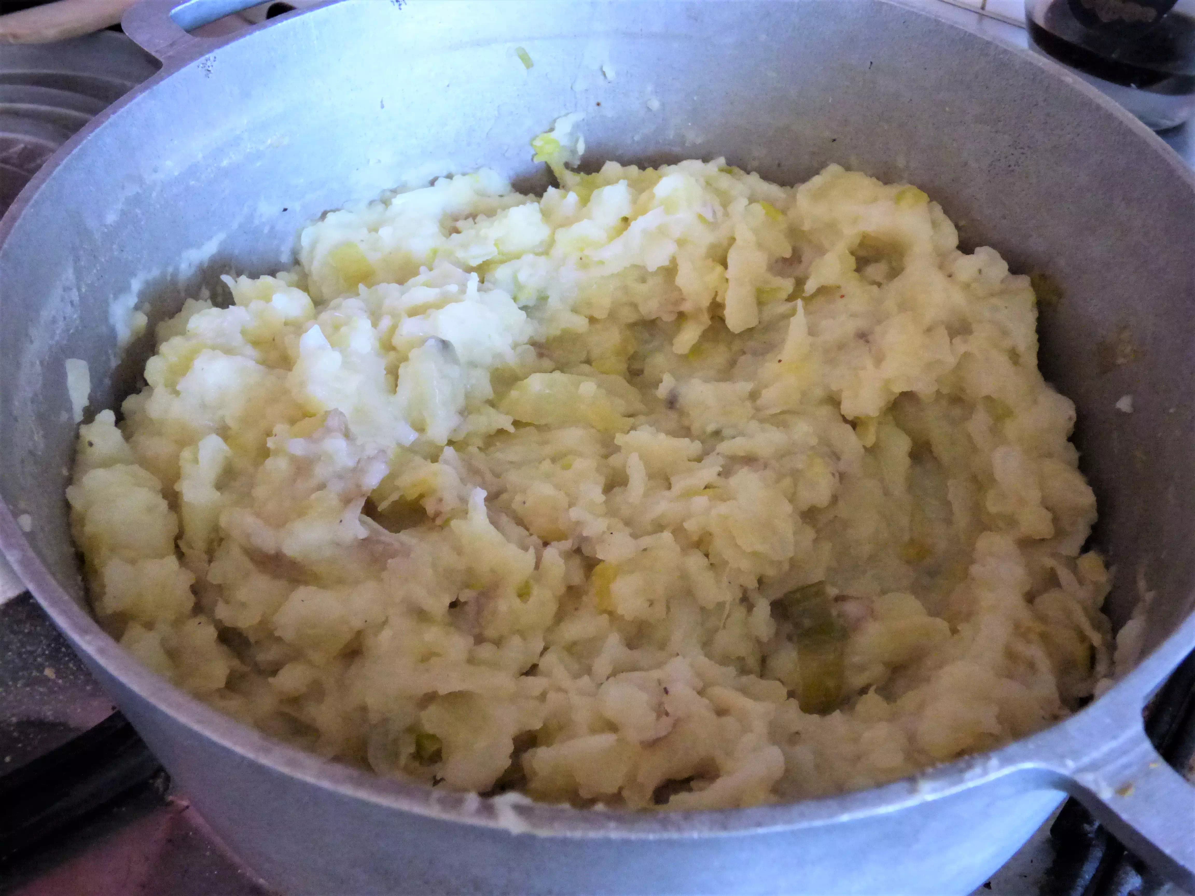 Foto colcannon vegano