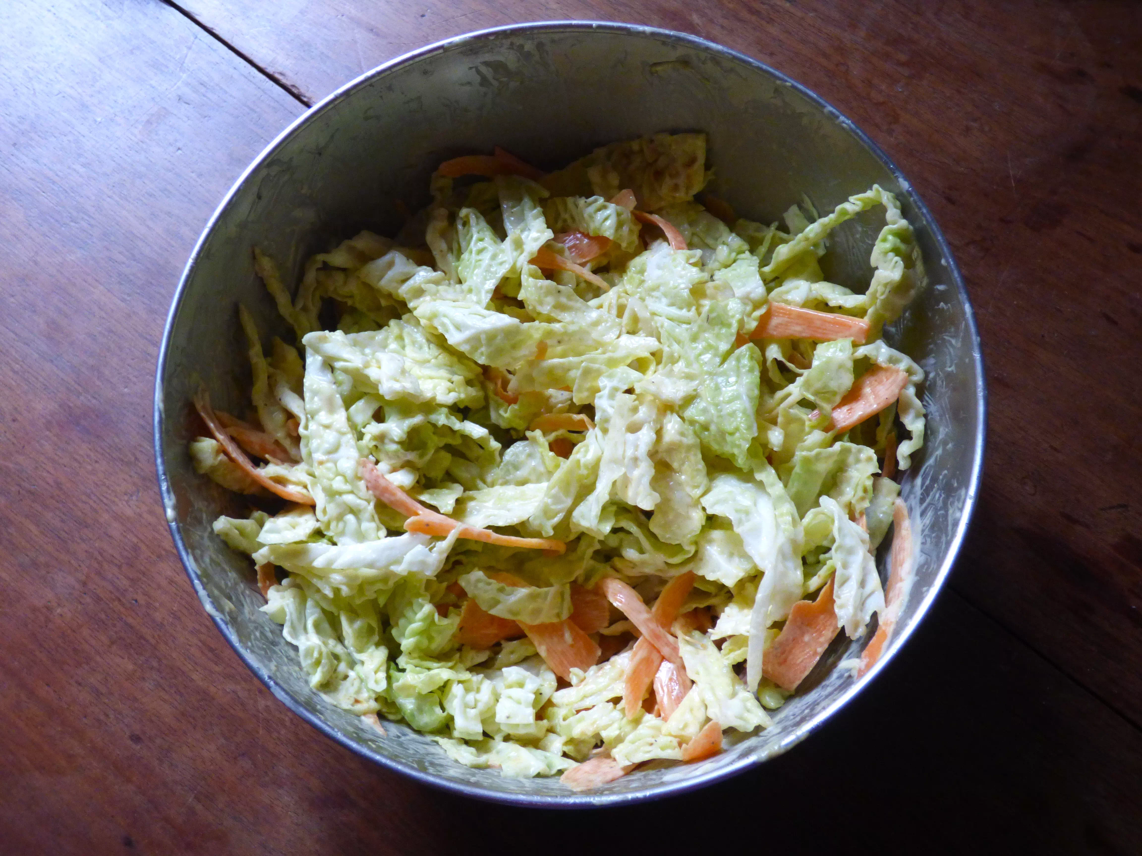 Foto coleslaw vegana