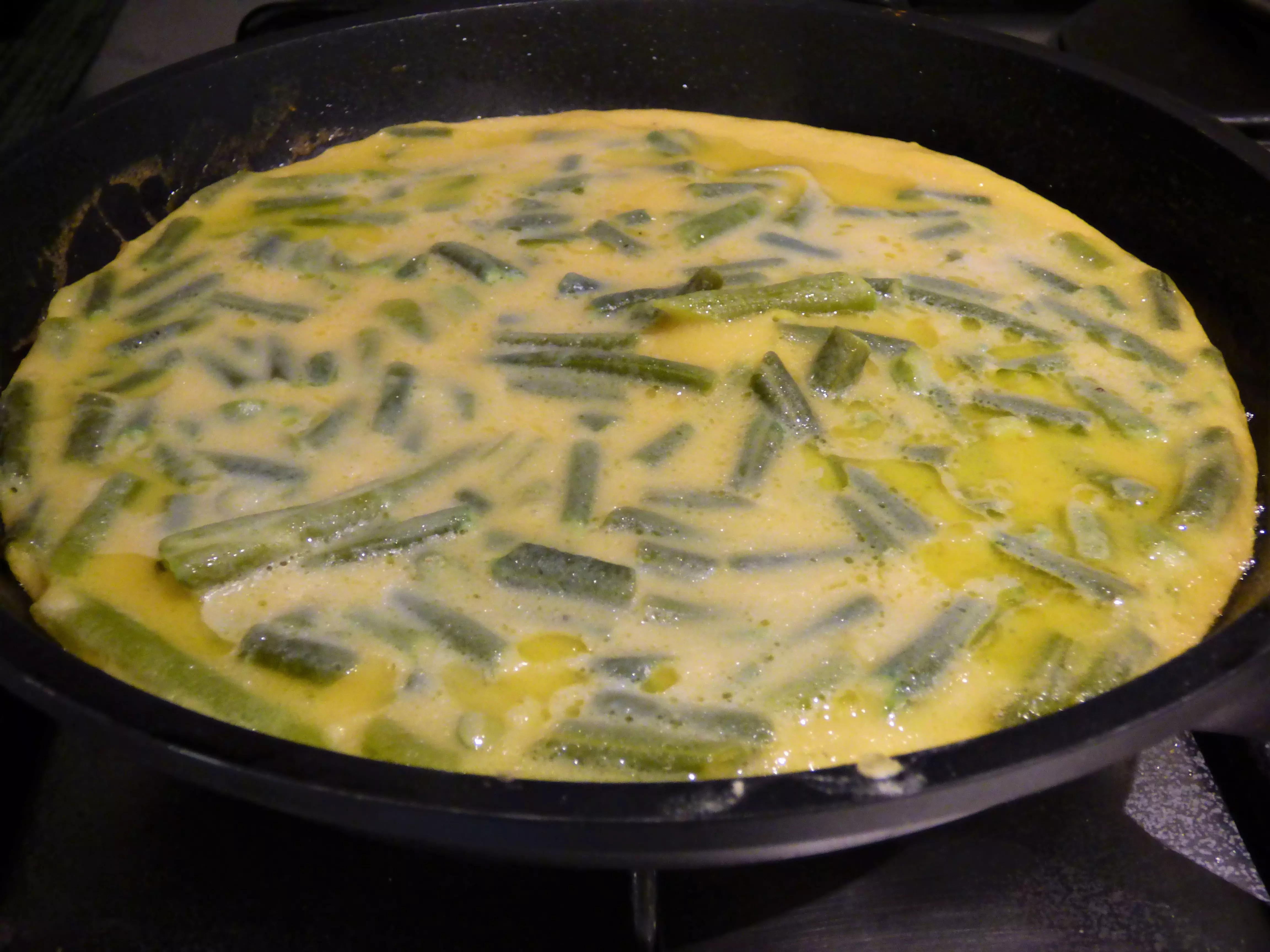 Foto frittata vegana ai fagiolini